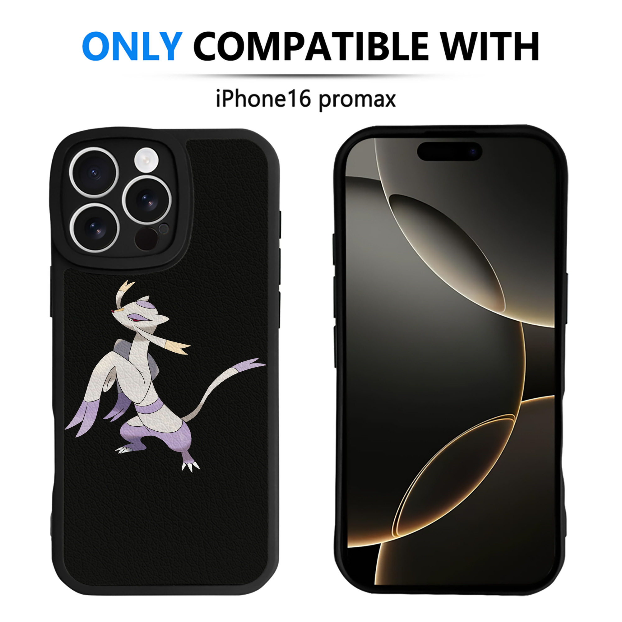 （画像用） ポケットモンスター Pokémon 【iPhone 16シリーズ対応】シリコンスマホケース（レザー調） 材質：シリコン
